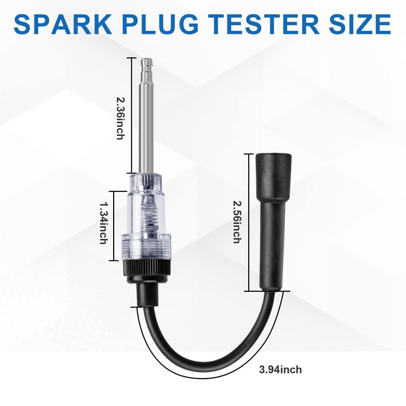Magic Mask 2PCS Inline Spark Plug Testers, Small Armature Diagnostic Detector Tool, Ignition Coil Tester for Engines for Automotive, Cars, Lawnmowers, Small & Big Internal/External Engines - Image 2